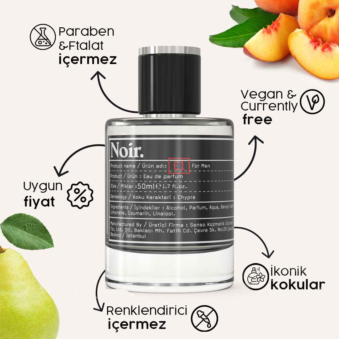 E1 Erkek EDP Parfüm 50 ML