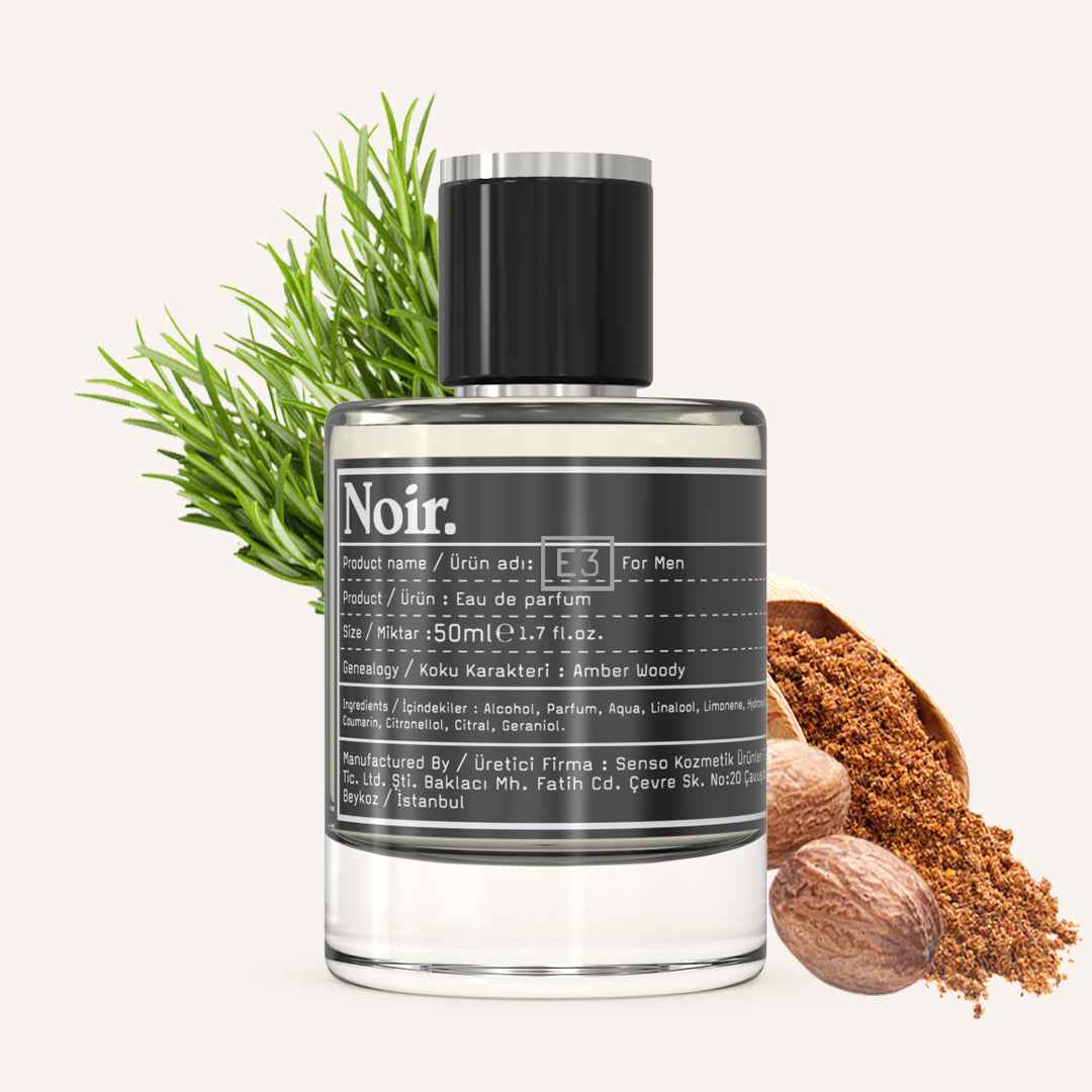 E3 Erkek EDP Parfüm 50 ML