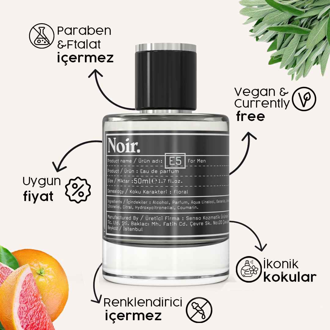 E5 Erkek EDP Parfüm 50 ML