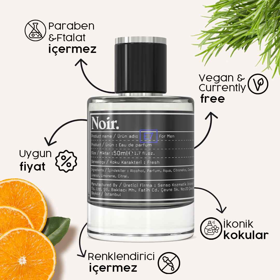 E7 Erkek EDP Parfüm 50 ML