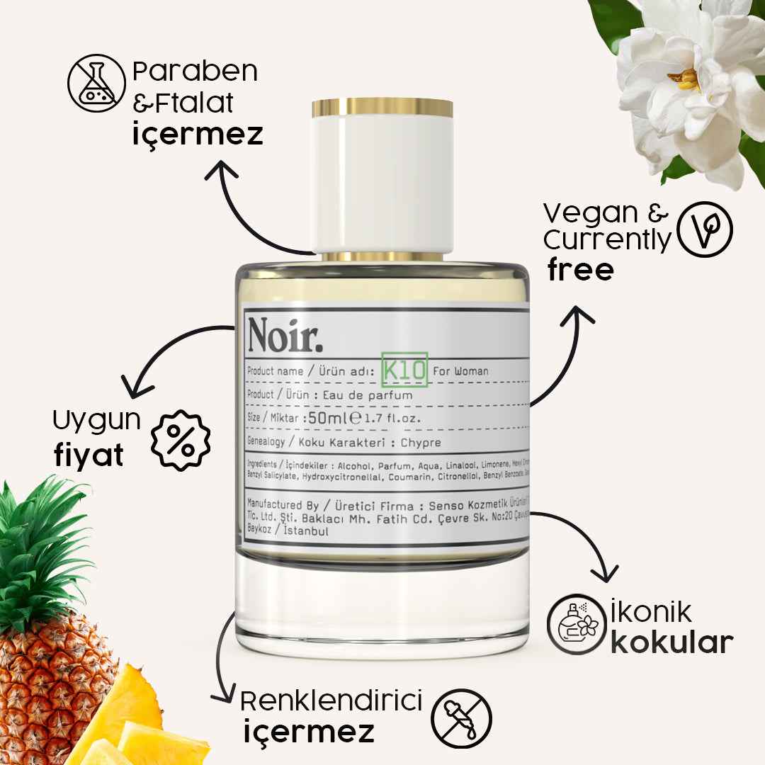 K10 Kadın EDP Parfüm 50 ML
