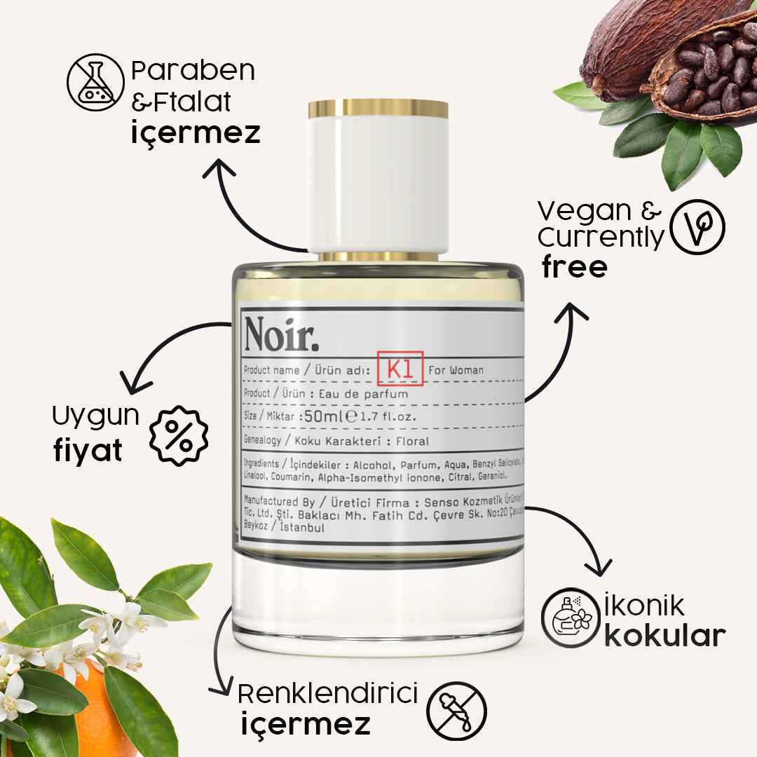 K1 Kadın EDP Parfüm 50 ML