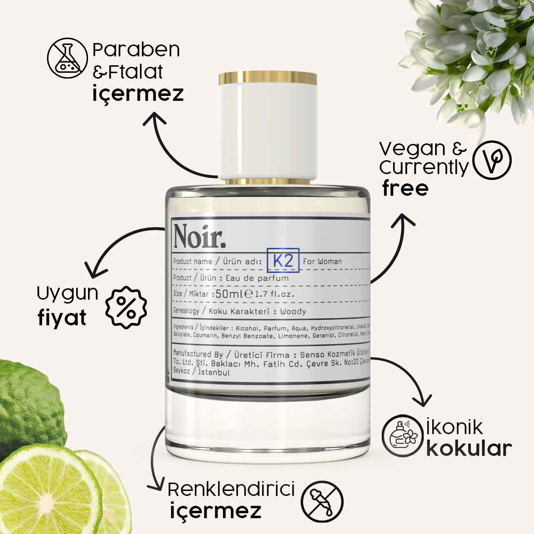 K2 Kadın EDP Parfüm 50 ML