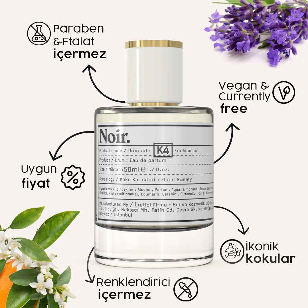 K4 Kadın EDP Parfüm 50 ML