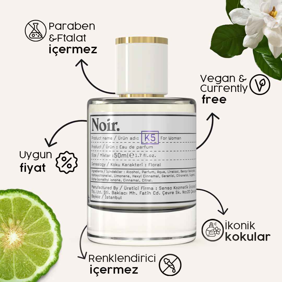 K5 Kadın EDP Parfüm 50 ML