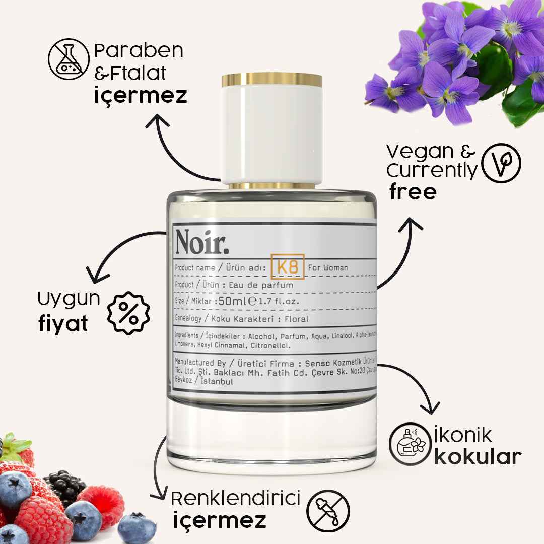 K8 Kadın EDP Parfüm 50 ML